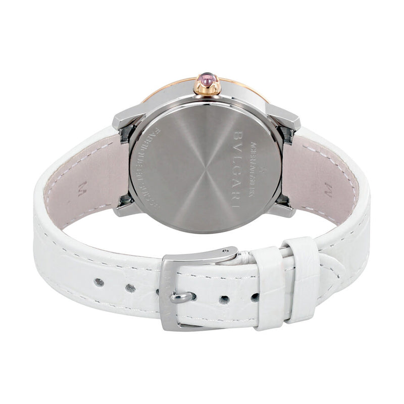 Bvlgari BVLGARI Automatic White Mother of Pearl Diamond Dial Ladies Watch #102027 - Watches of America #3