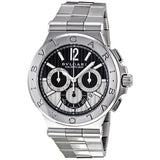 Bvlgari Diagono Black Chronograph Stainless Steel Men's Watch DG42BSSDCH#DG42BSSDCH 101880 - Watches of America