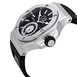 Bvlgari Endurer Chronograph Automatic Black Dial Men's Black Rubber Watch #101878 - Watches of America #2