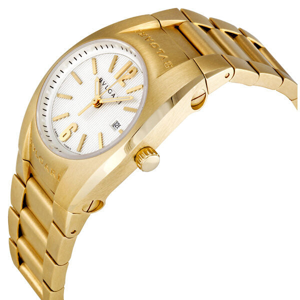 Bvlgari Ergon Silver Dial 18kt Yellow Gold Ladies Watch #EG30C6GGD - Watches of America #2