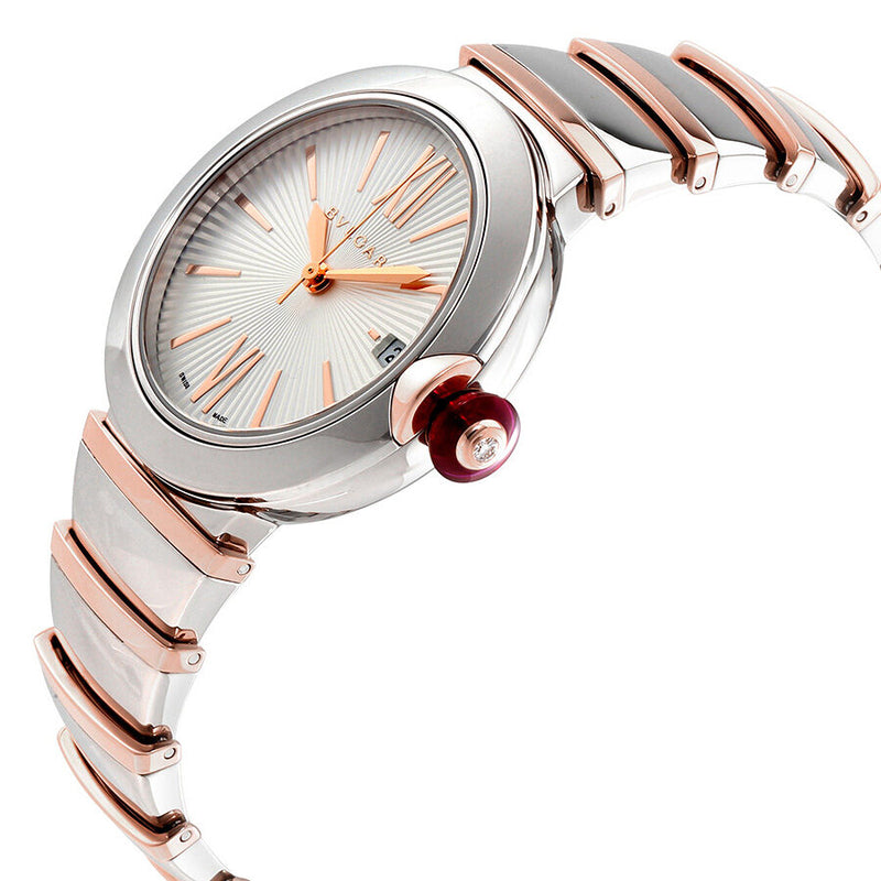 Bvlgari Lvcea Automatic Ladies Two- Tone Watch #102385 - Watches of America #2