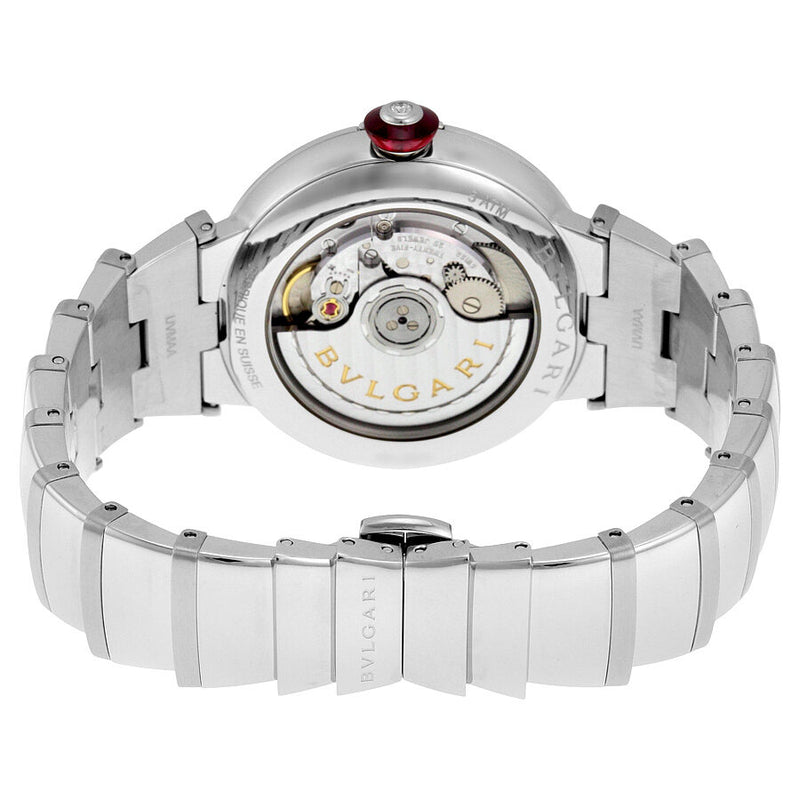 Bvlgari Lvcea Automatic Silver Dial Stainless Steel Ladies Watch #102383 - Watches of America #3