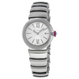 Bvlgari LVCEA Silver Opaline Diamond Dial Ladies Watch #102195 - Watches of America