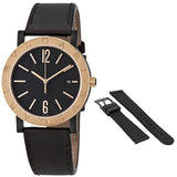 Bvlgari Solotempo Black Dial Automatic Men's Watch #102931 - Watches of America