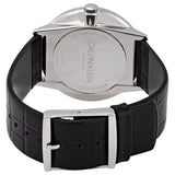 Calvin Klein Accent Quartz Black Dial Black Leather Men's Watch #K2Y211C3 - Watches of America #3