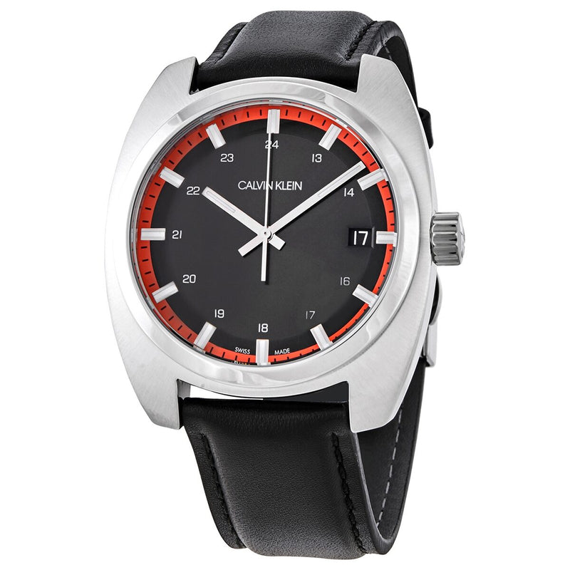 Calvin Klein Achieve Quartz Black Dial Men's Watch #K8W311C1 - Watches of America