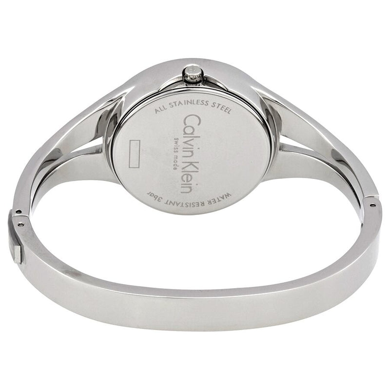 Calvin Klein Addict Silver Dial Ladies Medium Watch #K7W2M116 - Watches of America #3
