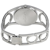 Calvin Klein Round Black Dial Stainless Steel Ladies Watch #K5U2M141 - Watches of America #3