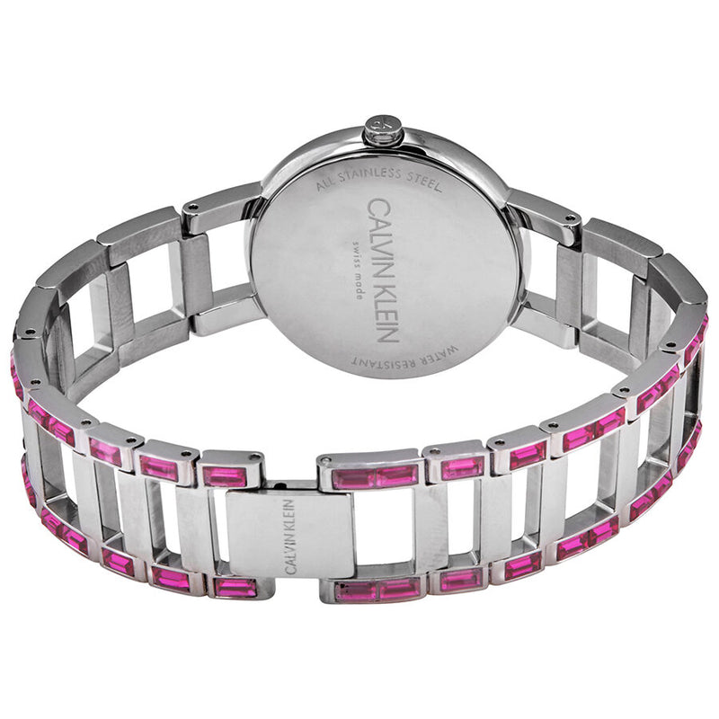 Calvin Klein Cheers Quartz Pink Dial Ladies Watch #K8NU3YZX - Watches of America #3