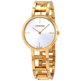 Calvin Klein Cheers Silver Dial Ladies Watch #K8N23546 - Watches of America