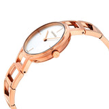 Calvin Klein Cheers Silver Dial Rose Gold PVD Ladies Watch #K8N23646 - Watches of America #2