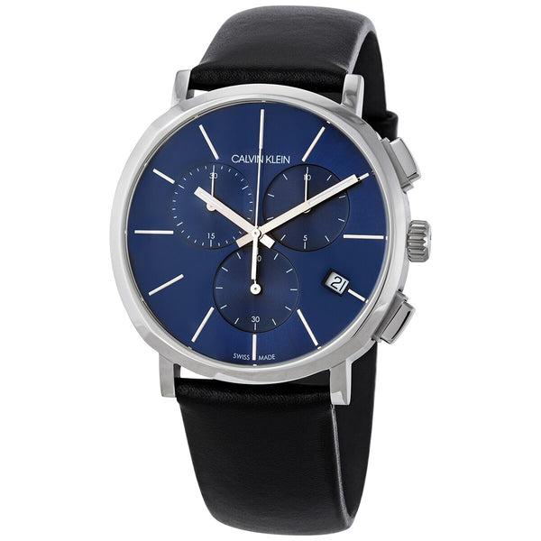 Calvin Klein Chronograph Quartz Blue Dial Men's Watch #K8Q371CN - Watches of America