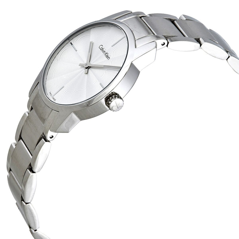 Calvin Klein City Quartz Silver Dial Ladies Watch #K2G23146 - Watches of America #2