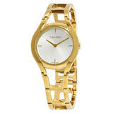 Calvin Klein Class Quartz Silver Dial Ladies Watch #K6R23526 - Watches of America