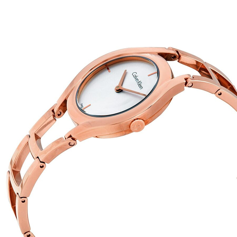 Calvin Klein Class Silver Dial Rose Gold-tone Ladies Watch #K6R23626 - Watches of America #2