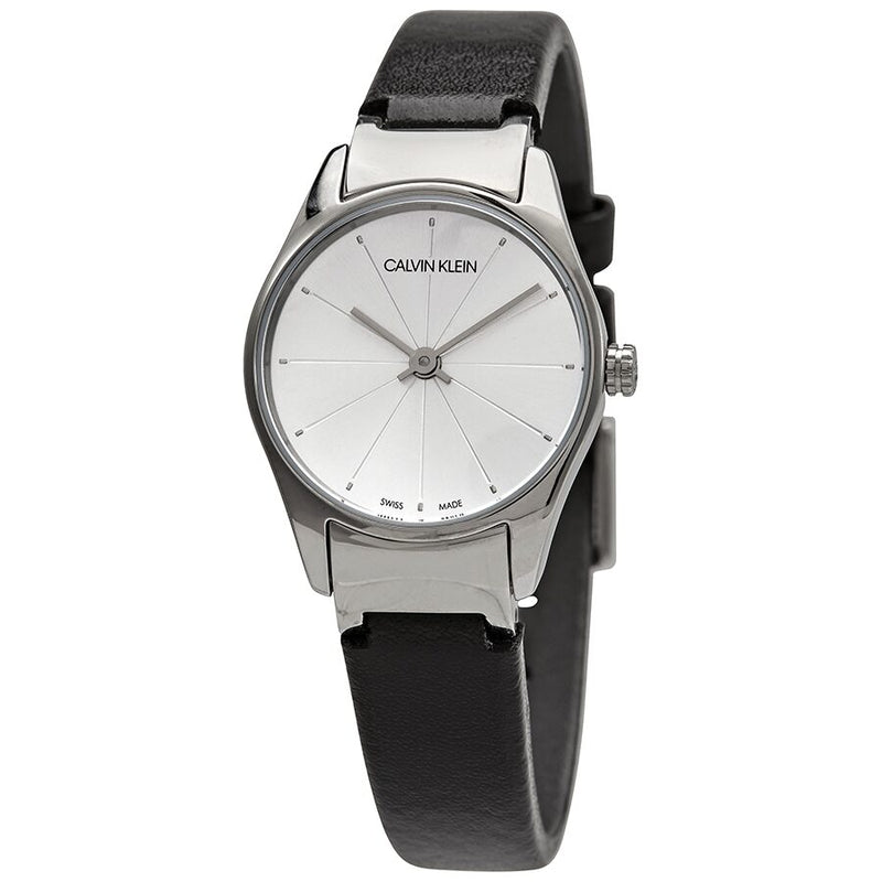 Calvin Klein Classic Quartz Silver Dial Ladies Watch #K4D231C6 - Watches of America