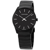 Calvin Klein Classic Too Quartz Black Dial Unisex Watch #K4D21441 - Watches of America