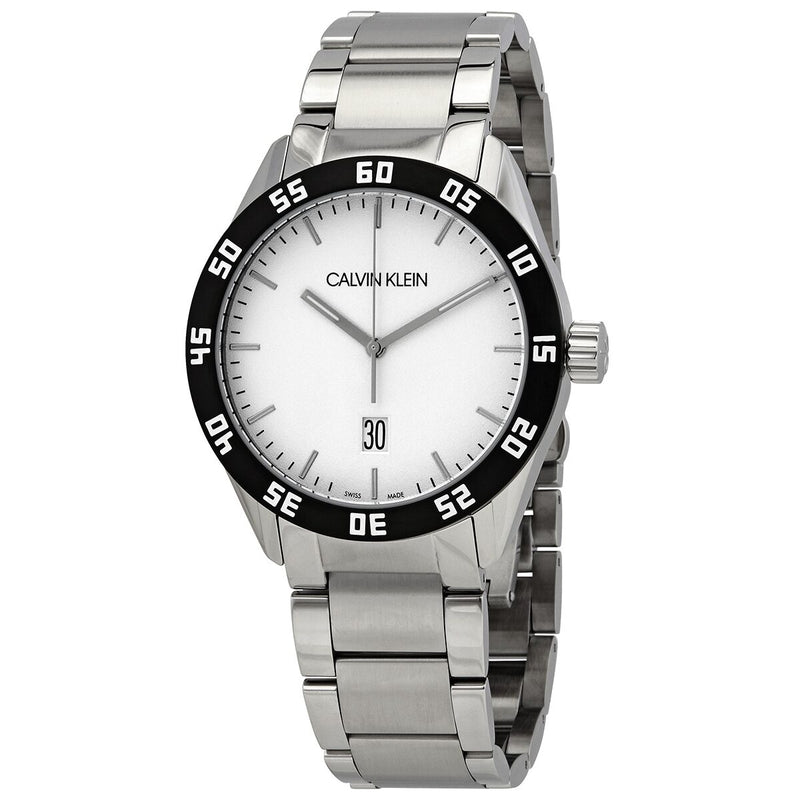 Calvin Klein Complete Quartz Silver Dial Men's Watch #K9R31C46 - Watches of America