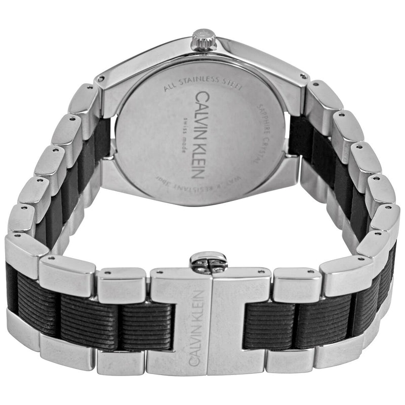 Calvin Klein Contra Quartz Black Dial Ladies Watch #K9E231B1 - Watches of America #3