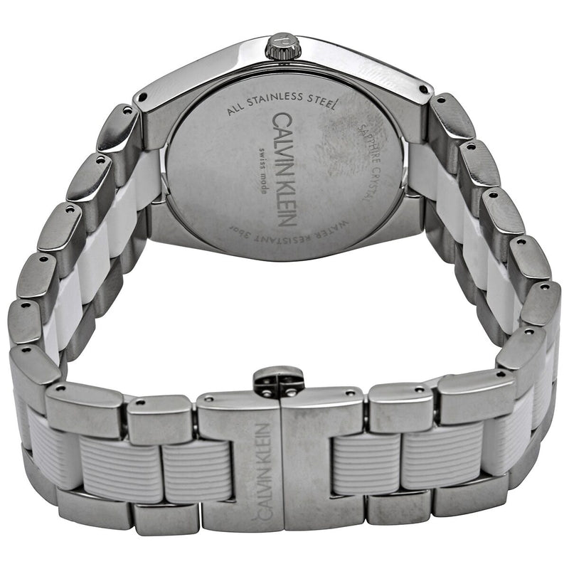 Calvin Klein Contra Quartz Silver Dial Ladies Watch #K9E231K6 - Watches of America #3