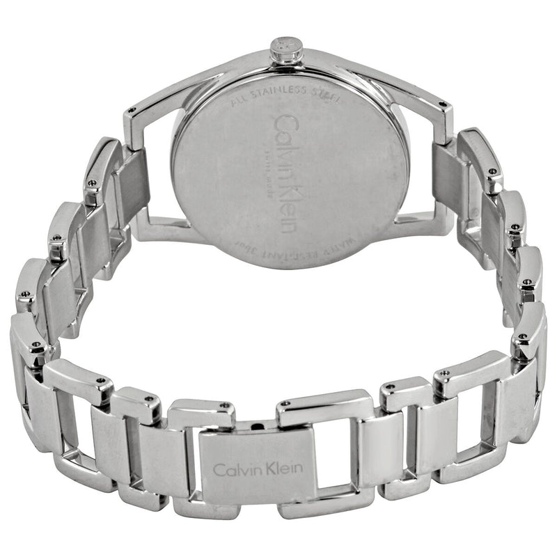 Calvin Klein Dainty Quartz Silver Dial Ladies Watch #K7L23146 - Watches of America #3