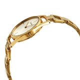 Calvin Klein Dainty Quartz Silver Dial Gold-tone Ladies Watch #K7L23546 - Watches of America #2
