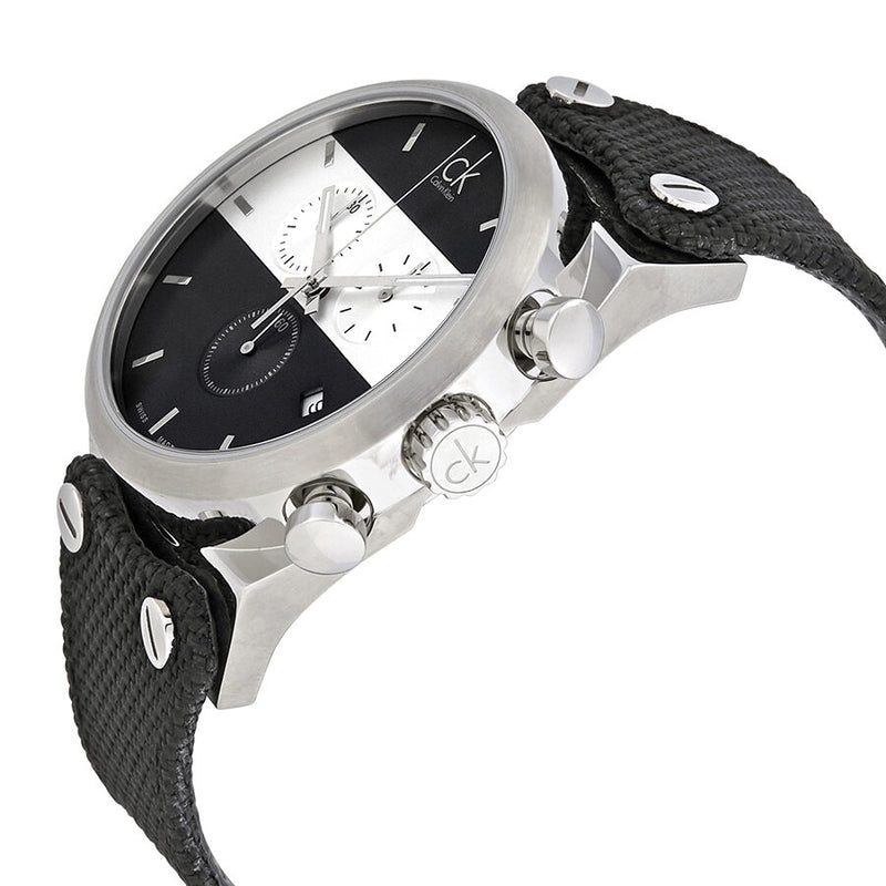 Calvin Klein Eager Black Dial Men's Chronograph Watch #K4B371B3 - Watches of America #2