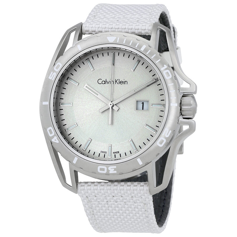 Calvin Klein Earth White Dial Men's Watch #K5Y31VK6 - Watches of America