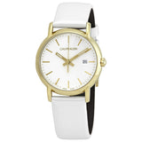 Calvin Klein Established Quartz Silver Dial Ladies Watch #K9H235L6 - Watches of America