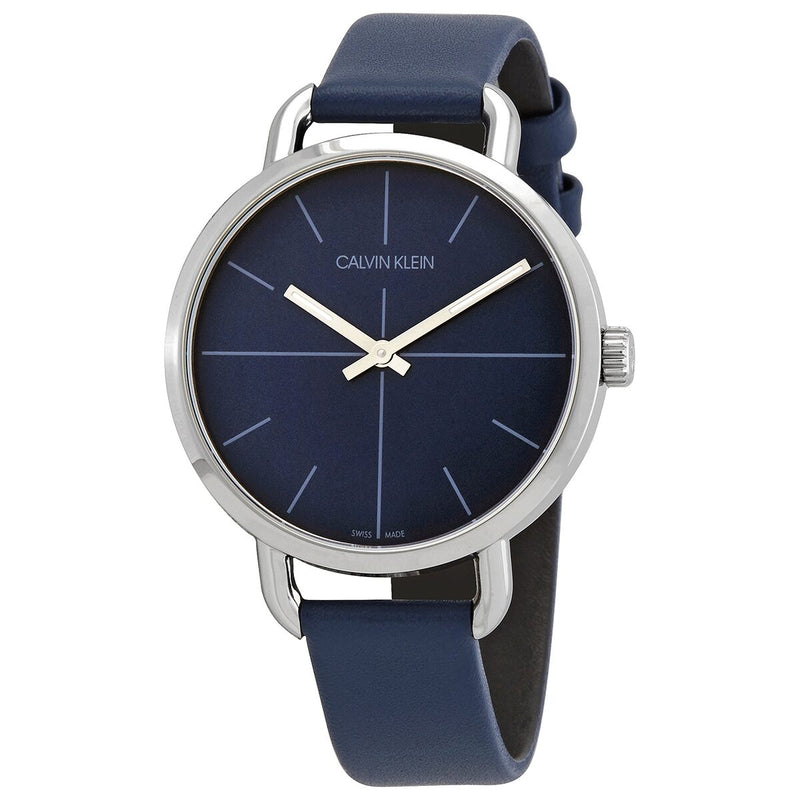 Calvin Klein Even Quartz Blue Dial Ladies Watch #K7B231VN - Watches of America