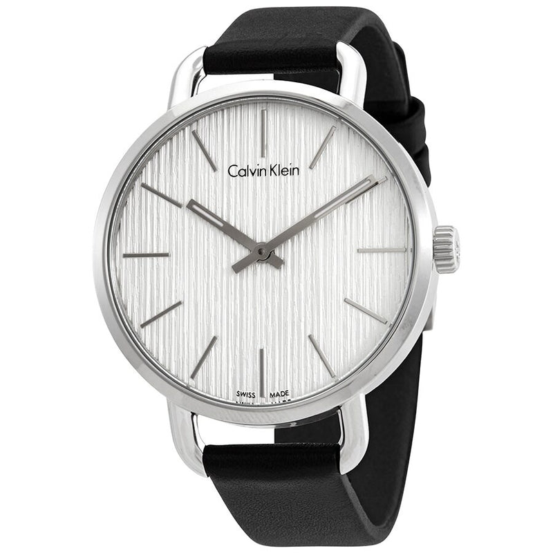 Calvin Klein Even Quartz Silver Dial Ladies Watch #K7B231C6 - Watches of America