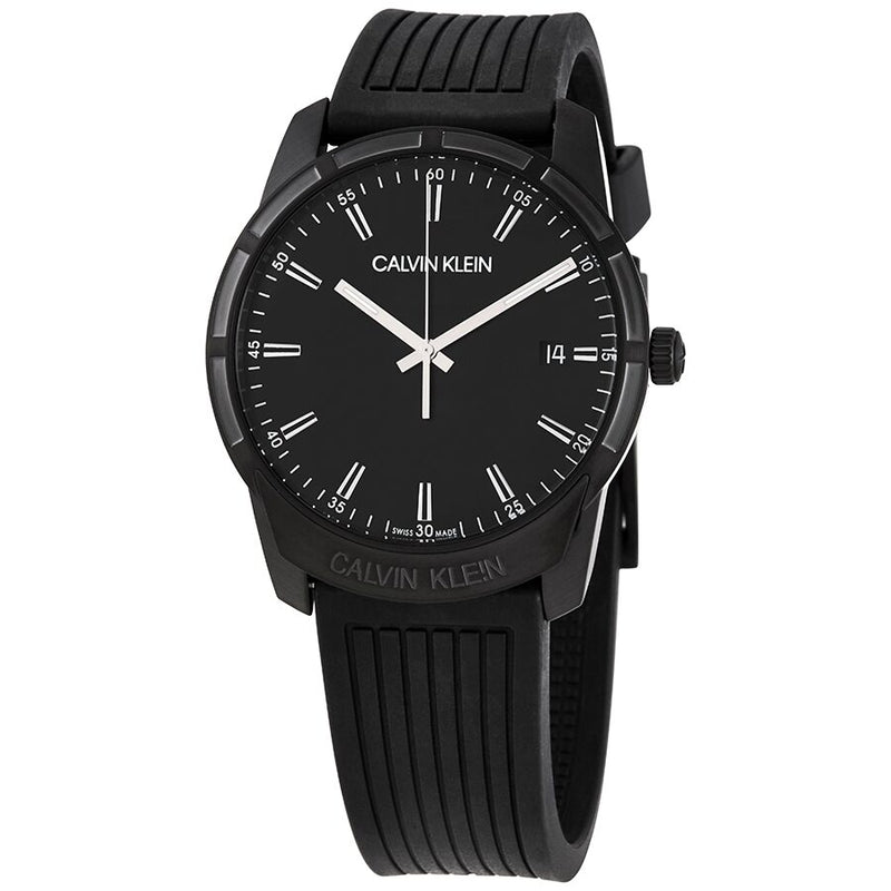 Calvin Klein Evidence Quartz Black Dial Men's Watch #K8R114D1 - Watches of America