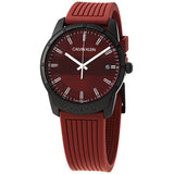 Calvin Klein Evidence Quartz Red Dial Men's Watch #K8R114UP - Watches of America