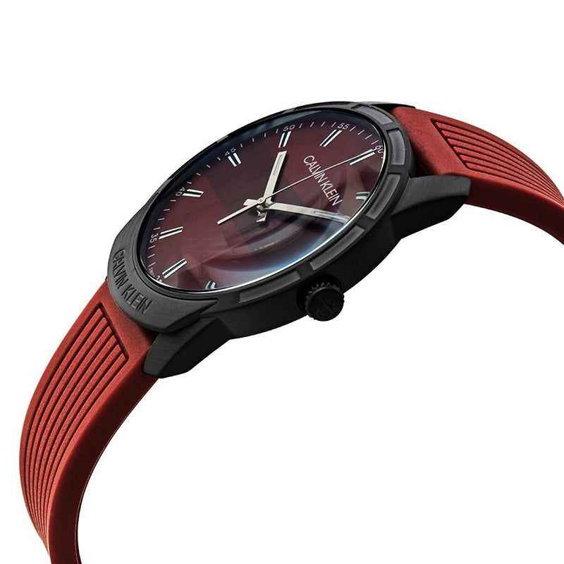 Calvin Klein Evidence Quartz Red Dial Men's Watch #K8R114UP - Watches of America #2