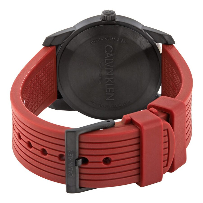 Calvin Klein Evidence Quartz Red Dial Men's Watch #K8R114UP - Watches of America #3