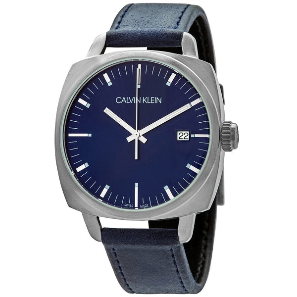Calvin Klein Fraternity Quartz Blue Dial Men's Watch #K9N111VN - Watches of America