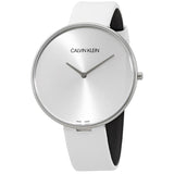 Calvin Klein Full Moon Quartz Silver Dial Ladies Watch #K8Y231L6 - Watches of America