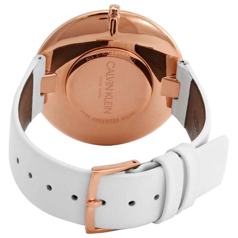 Calvin Klein Full Moon Quartz Silver Dial Ladies Watch #K8Y236L6 - Watches of America #3