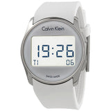 Calvin Klein Future Digital White Rubber Watch #K5B23UM6 - Watches of America