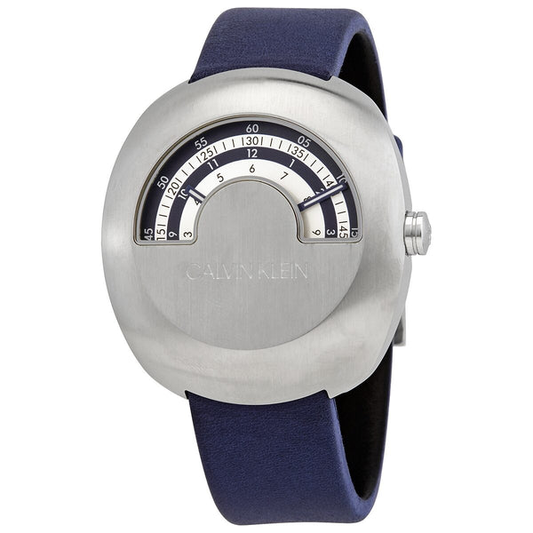 Calvin Klein Glimpse Reloj de cuarzo con esfera plateada para