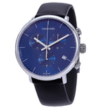 Calvin Klein High Noon Chronograph Quartz Blue Dial Men's Watch #K8M271CN - Watches of America