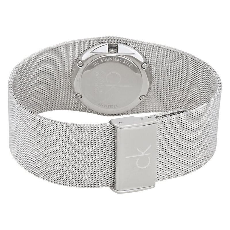 Calvin Klein Impulsive Silver Dial Steel Mesh Ladies Watch #K3T23128 - Watches of America #3