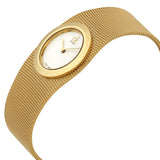 Calvin Klein Impulsive White Dial Gold-tone Mesh Ladies Watch #K3T23526 - Watches of America #2