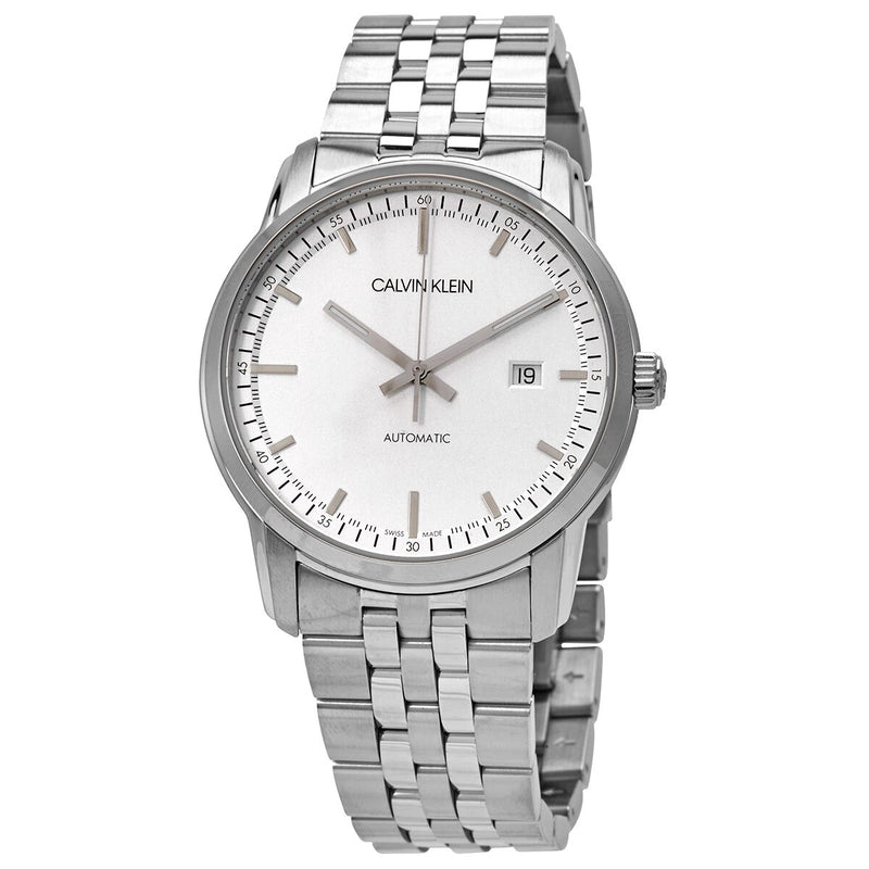 Calvin Klein Infinite Automatic Silver Dial Men's Watch #K5S3414X - Watches of America