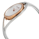Calvin Klein Light Quartz Silver Dial Ladies Small Bangle Watch #K6L2SB16 - Watches of America #2