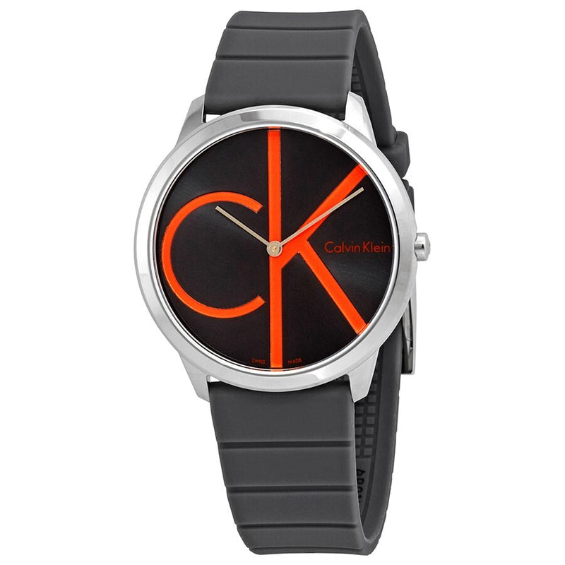Calvin Klein Minimal Black Dial Men's Watch #K3M211T3 - Watches of America