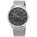 Calvin Klein Minimal Quartz Black Dial Men's Watch #K3M2T124 - Watches of America