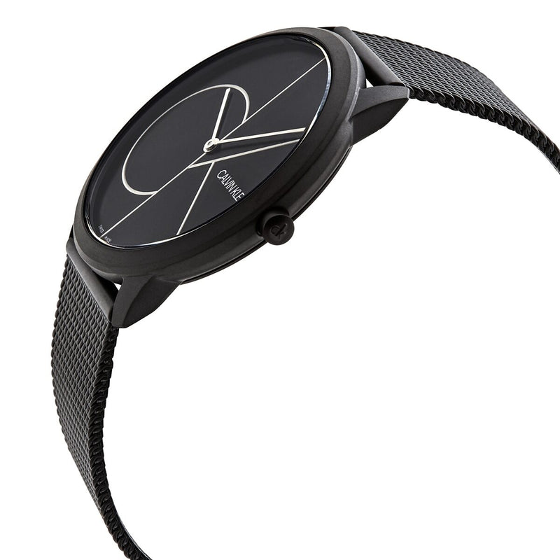 Calvin Klein Minimal Quartz Black Dial Men's Watch #K3M5T451 - Watches of America #2