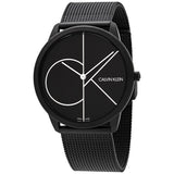 Calvin Klein Minimal Quartz Black Dial Men's Watch #K3M5T451 - Watches of America