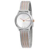 Calvin Klein Minimal Quartz Silver Dial Ladies Watch #K3M23B26 - Watches of America